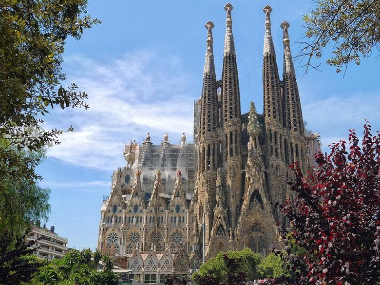 View of Sagrada Familia